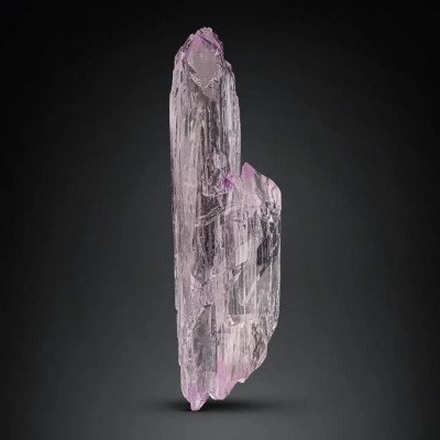 double terminated Pink gem Kunzite floater crystal from Afghanistan