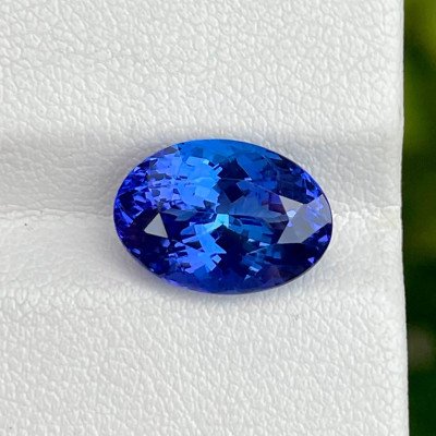 Sold out 5.90 carats AAA+ Grade Tanzanite Stone Oval Cut Natural Tanzanian Gemstone